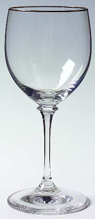 Nicole Gold Wine Glass