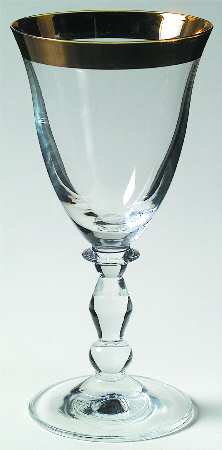 Kensington Gold Wine Glass
