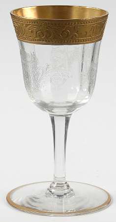Biscayne Gold Encrusted (Stem 7810) Wine Glass
