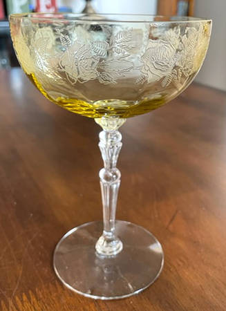 Rosalie Topaz Champagne/Tall Sherbet