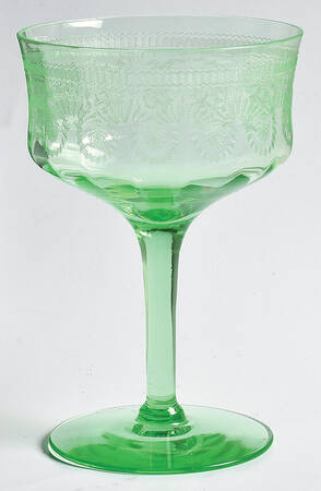 Primrose Lane Green Champagne/Tall Sherbet by Morgantown