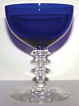 Sextette Cobalt Champagne/Tall Sherbet