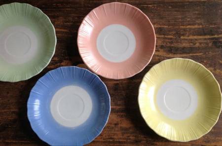 Cremax Bordette Blue Saucer Only
