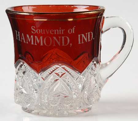 Heart Band Ruby Flash Mug