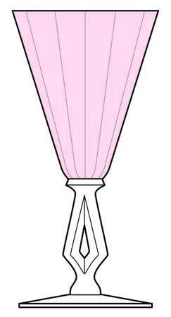 Art Moderne Pink by Morgantown