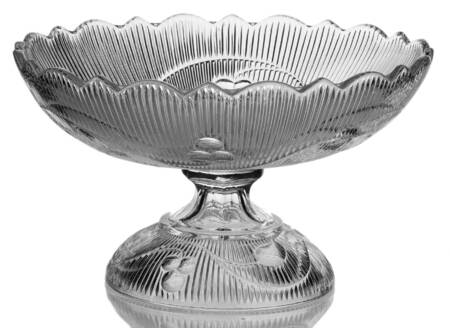 Bellflower Round Compote (Height X Width)