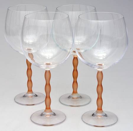 Sofia Earthtone Balloon Wine - Set of 4