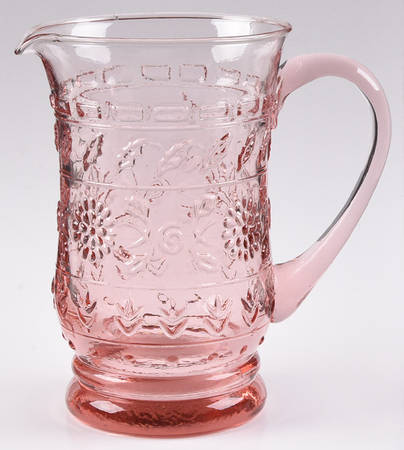 Tender Leaves Pink 48 Oz Pitcher