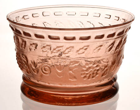 Tender Leaves Pink 5" Round Bowl