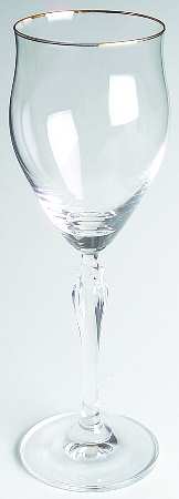 Romanaire Gold Wine Glass