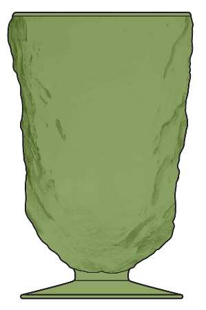 Crinkle Olive Green