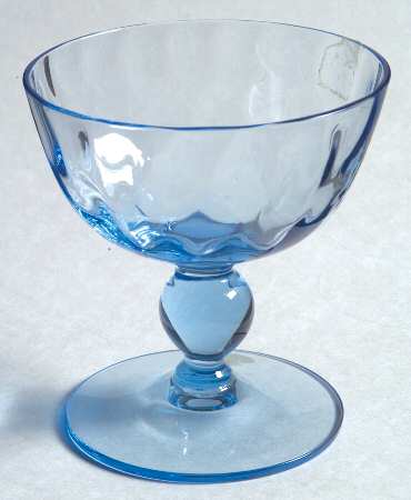 Early American Light Blue Champagne/Tall Sherbet