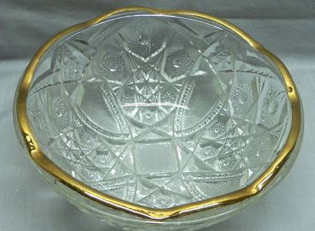 Toltec Clear 8" Round Bowl