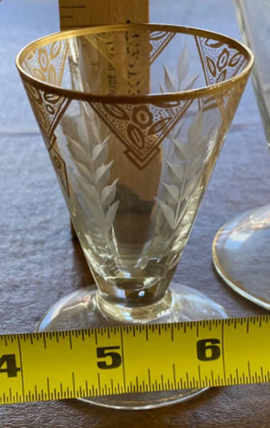 Toulon Gold Juice Glass