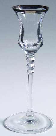 Sonata Platinum 7" Single Light Candlestick