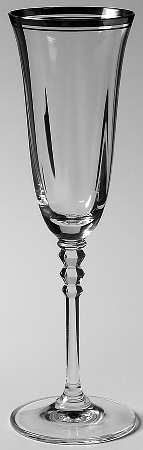 Sonata Platinum Fluted Champagne