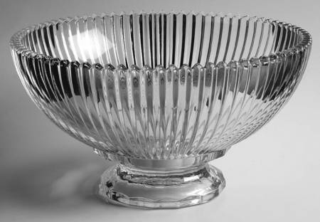 Diamond Fire 9" Footed Bowl