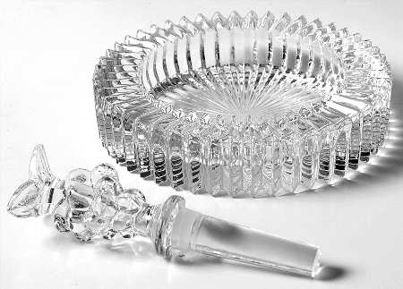Diamond Fire Boxed Wine Bottle Stopper and Coaster