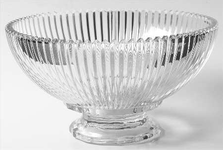 Diamond Fire 10" Footed Bowl