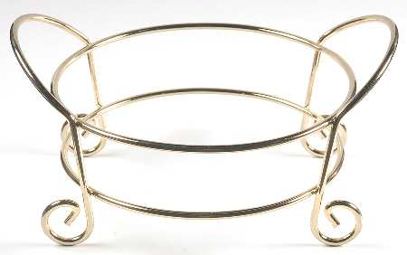 Diamond Fire Gold Metal Stand for Hostess Bowl