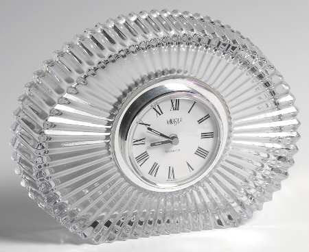 Diamond Fire Quartz Clock by Mikasa