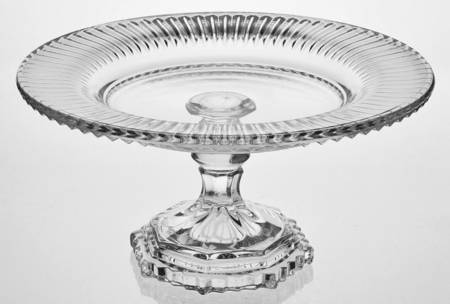 Diamond Fire Round Compote (Height X Width)