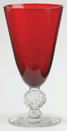 Golf Ball Ruby (Optic) Juice Glass