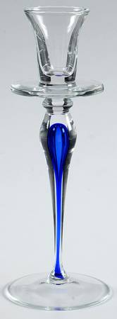 Julliard Cobalt 8" Single Light Candlestick