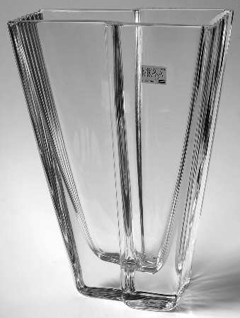 Parallels 10" Flower Vase