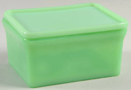 Jadite Small Leftover Dish & Lid