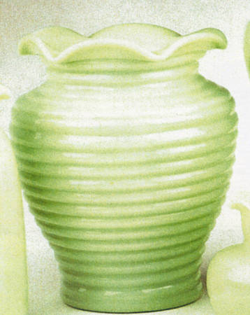 Jadite 8" Flower Vase
