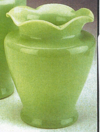 Jadite 8" Flared Vase