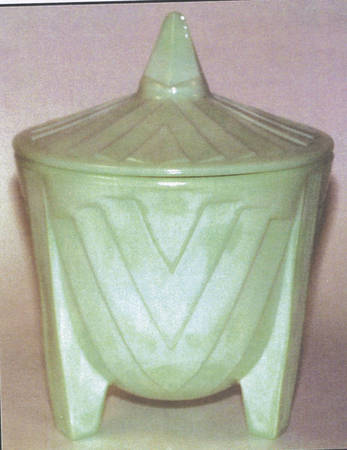 Jadite Cookie Jar & Lid