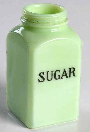 Jadite Sugar Shaker No Metal Lid