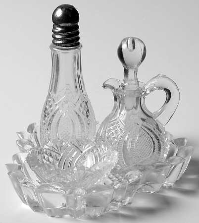 Hickman Clear (4 Piece) Condiment Set
