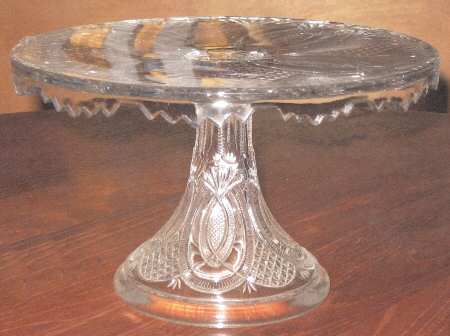 Hickman Clear Round Cake Stand