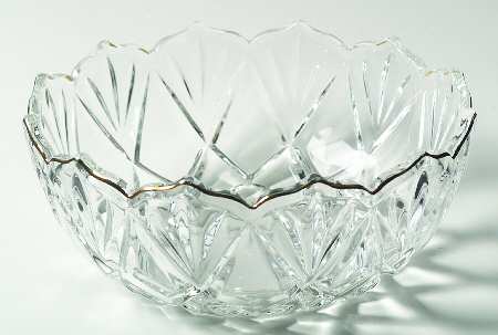 Hampshire Gold 8" Round Bowl