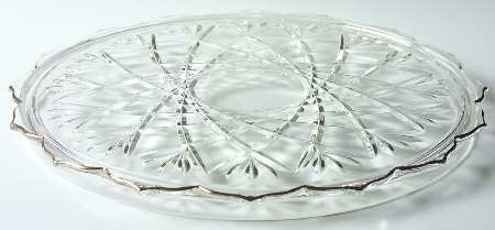 Hampshire Gold Cake Plate