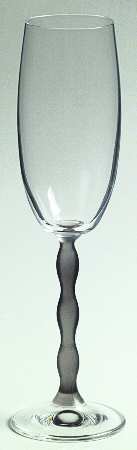 Sofia Black Fluted Champagne