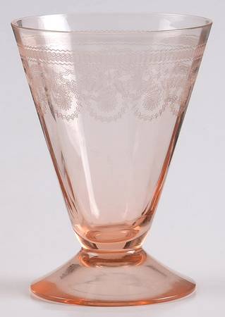 NE329 PINK 6 Oz Footed Tumbler