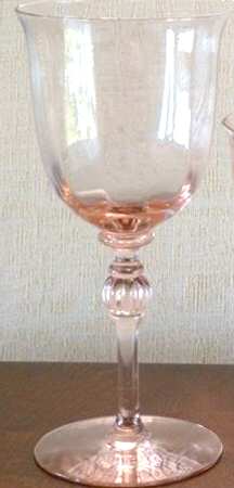 Brilliant Pink Water Goblet