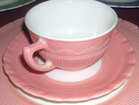 Oxford Pink Cup & Saucer Set