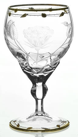 Paula (Knob Stem) Brandy Glass