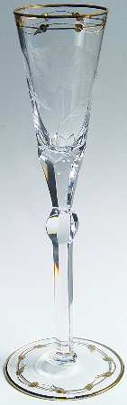 Paula (Knob Stem) Fluted Champagne