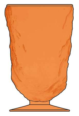 Crinkle Gypsy Fire (Orange)