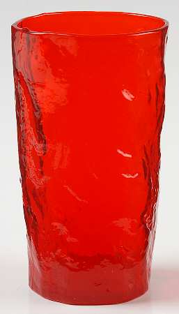 Crinkle Gypsy Fire (Orange) Flat Tumbler