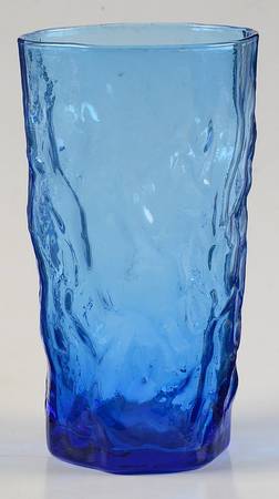 Crinkle Dark Blue 14 Oz Flat Tumbler