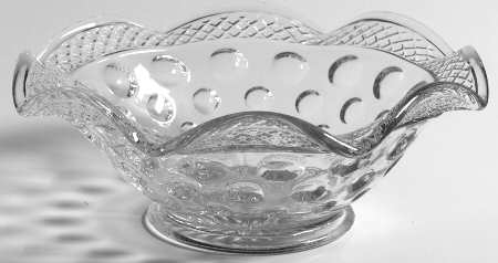 Opal Clear 6" Round Crimped Bowl