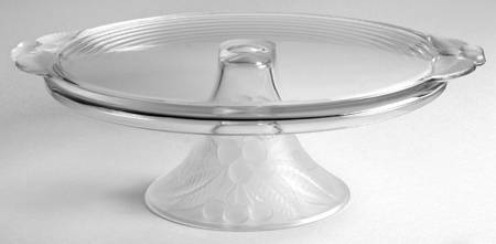 Bountiful (Frosted Design) Footed Cake Plate