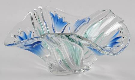 Bluebells Green Blue 7" Handerchief Bowl